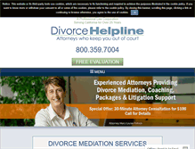 Tablet Screenshot of divorcehelp.com